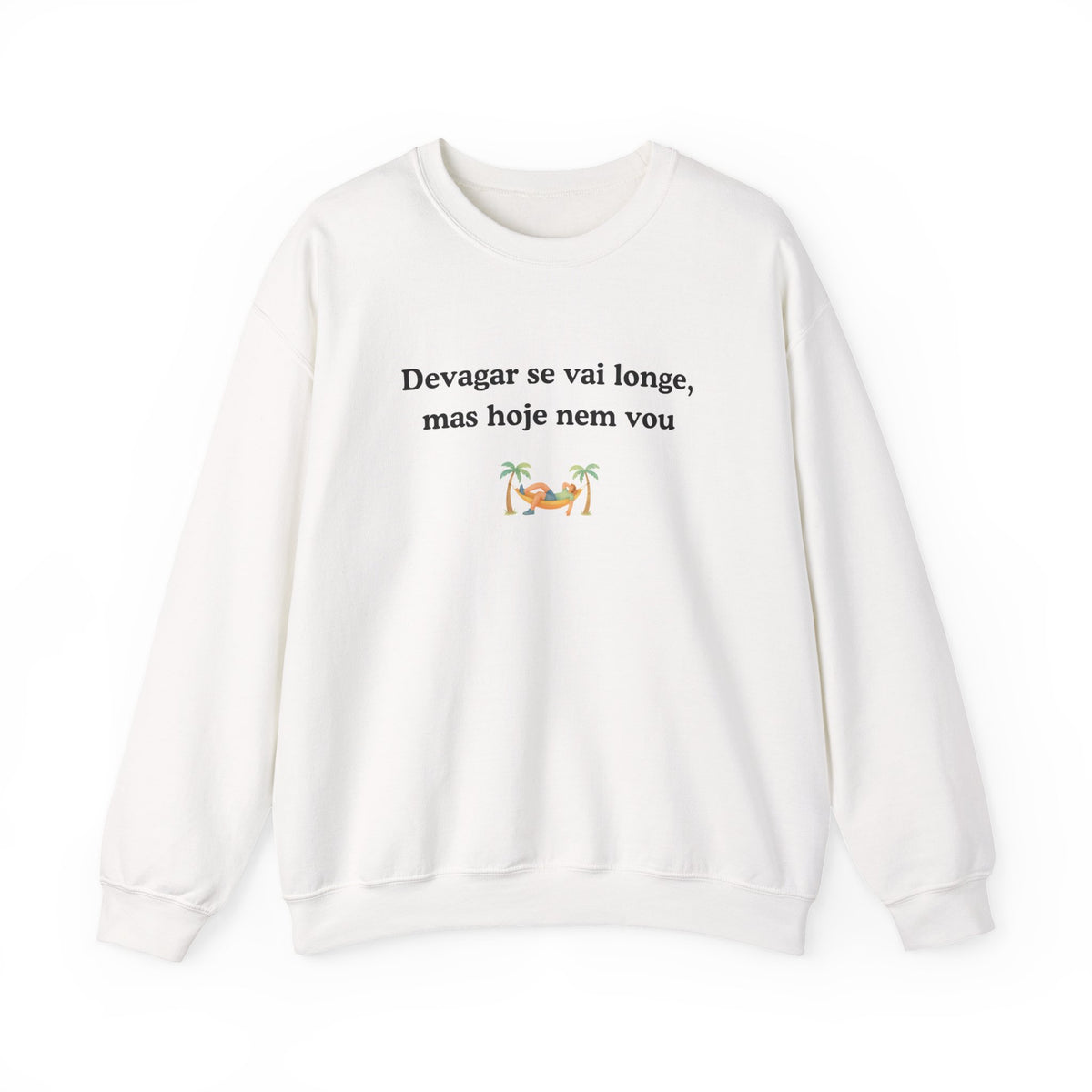 Sweatshirt unissexo Devagar