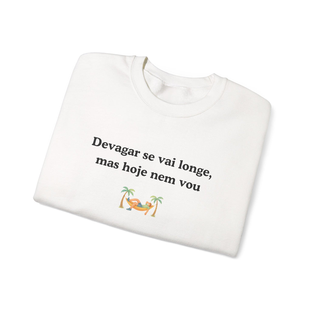 Sweatshirt unissexo Devagar