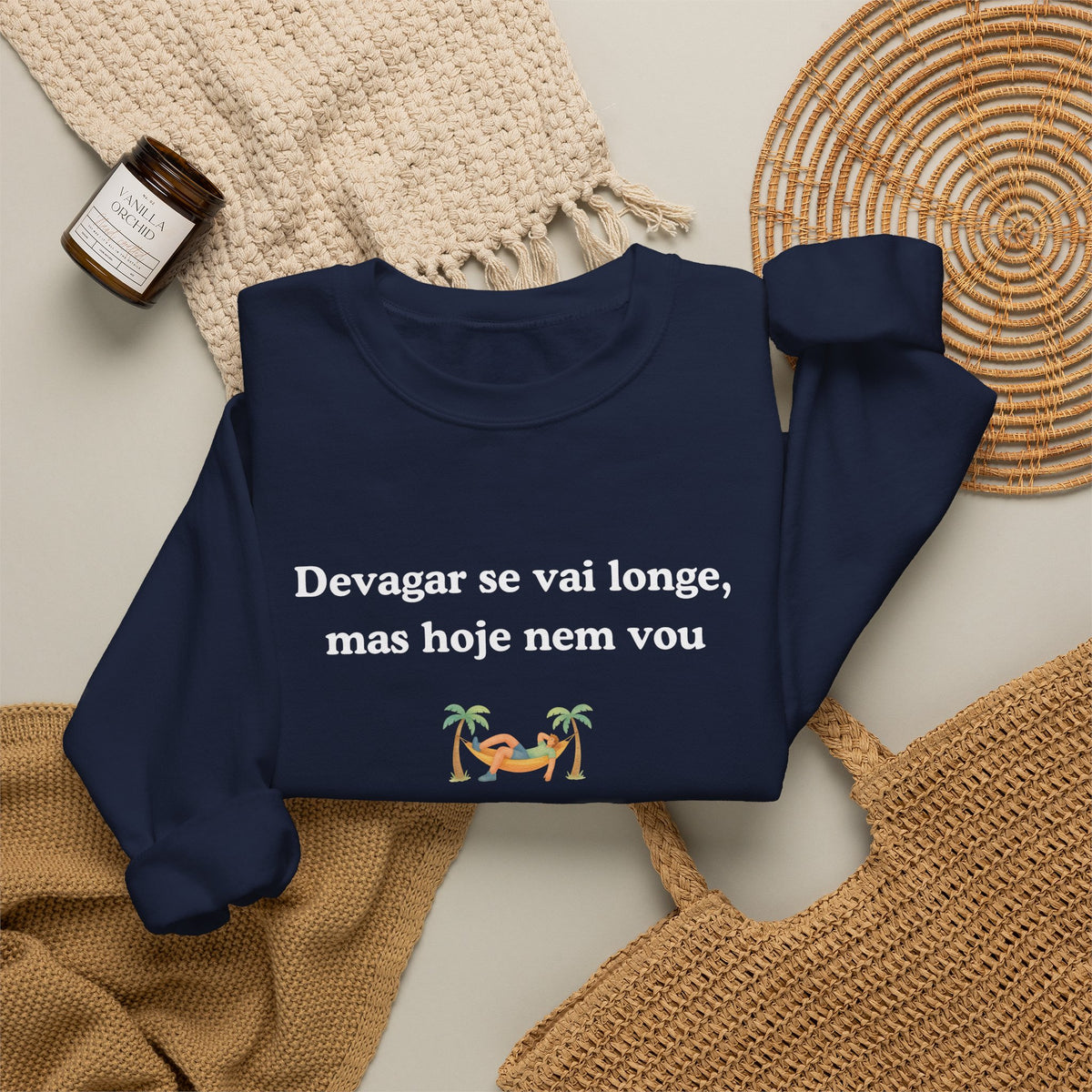 Sweatshirt unissexo Devagar