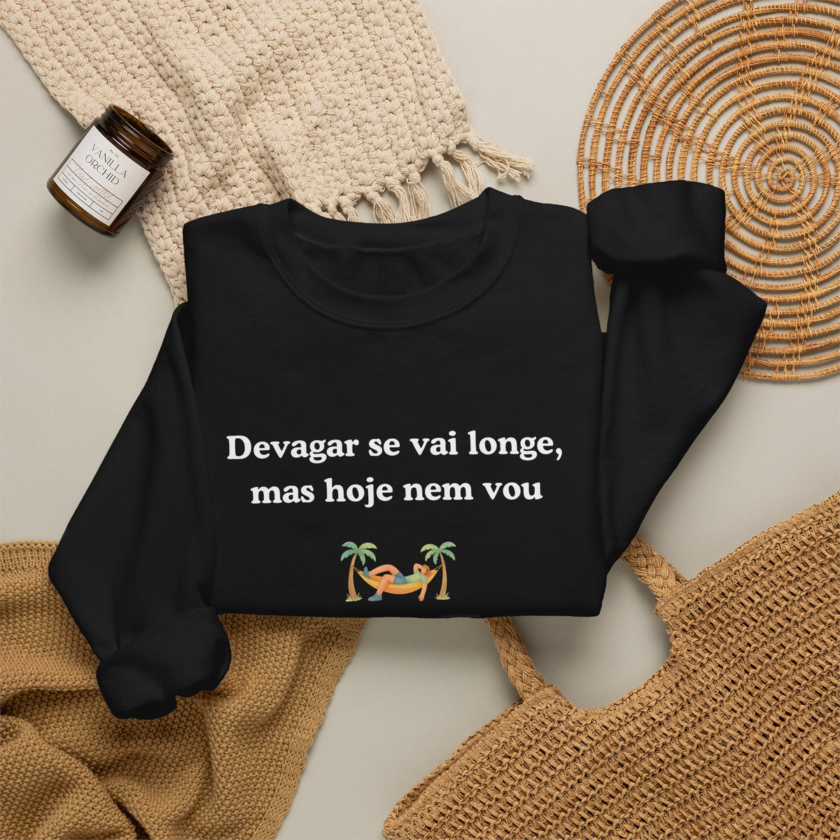 Sweatshirt unissexo Devagar