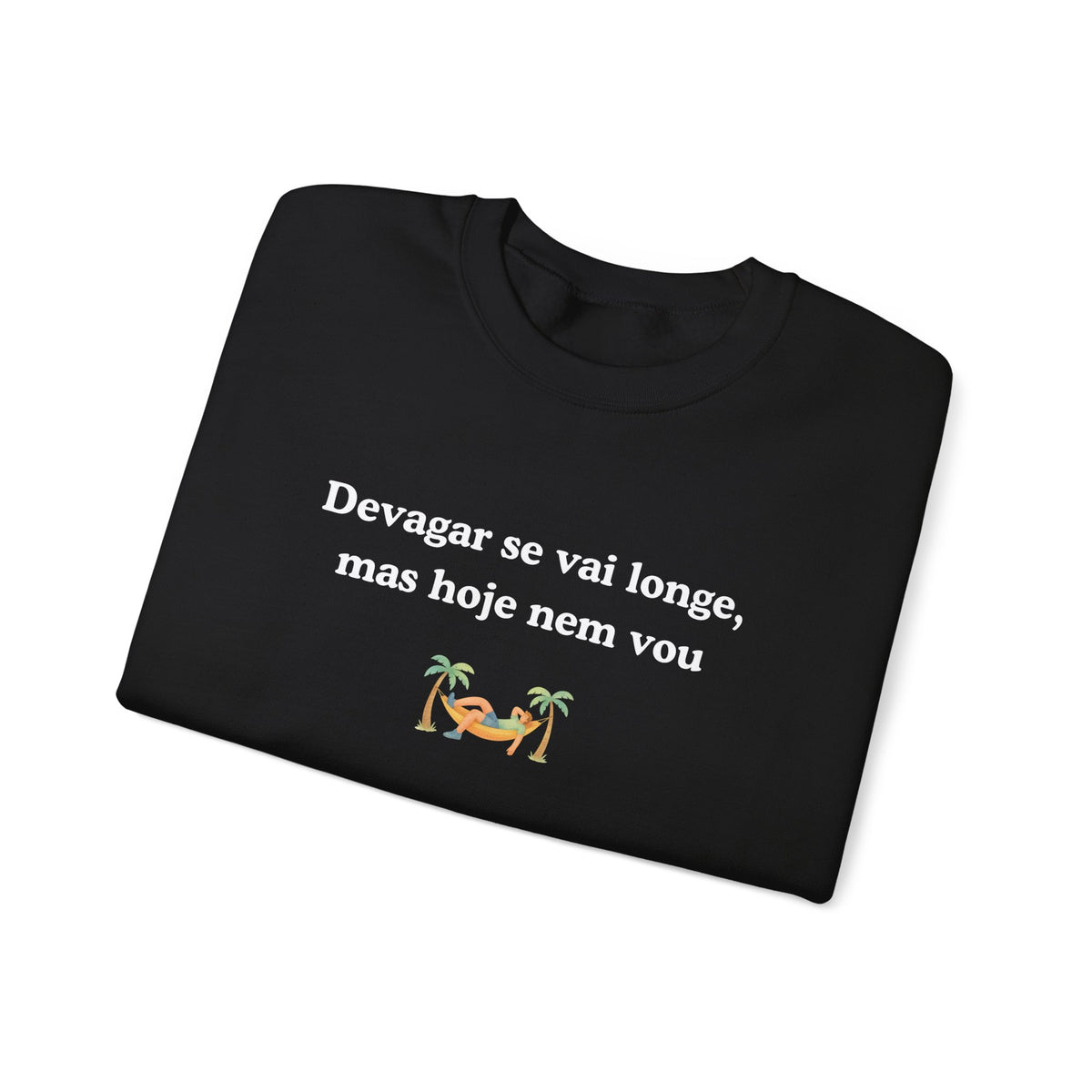 Sweatshirt unissexo Devagar